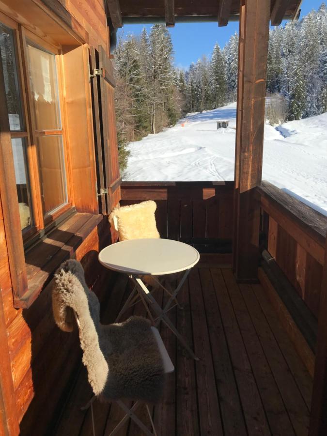 Ferienwohnung Morgentau Am Rande Der Wildnis Sibratsgfall Exterior photo